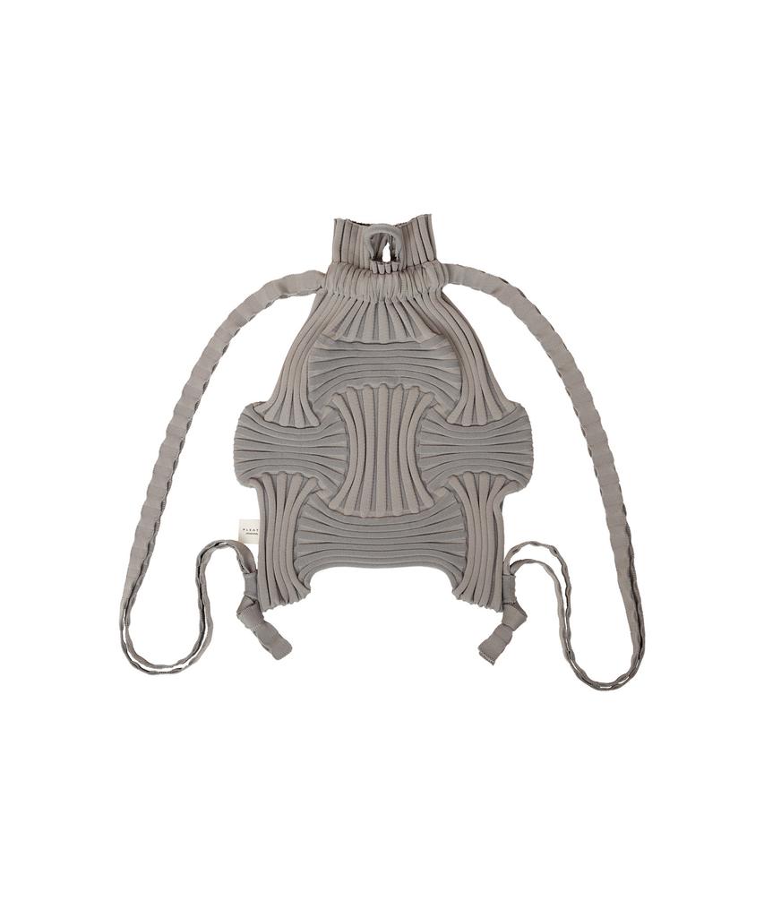 Pleatsmama New Bow Backpack Gray