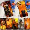 Fire Fighting Hero For Samsung Galaxy M31 M51 M33 M13 M23 M53 M15 M55 M14 M34 M54 M20 M30s M32 M52 Phone Case