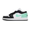 Jordan Air Jordan 1 Singing At Dusk Rouge Abrasion Resistant Low top Vintage Basketball Shoes Men's White Pink 553558-131(Team85-)