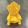 Vintage Mini Gothic Throne Display Chair 3D Printed Dollhouse Seat Furniture  Atmosphere Ornament