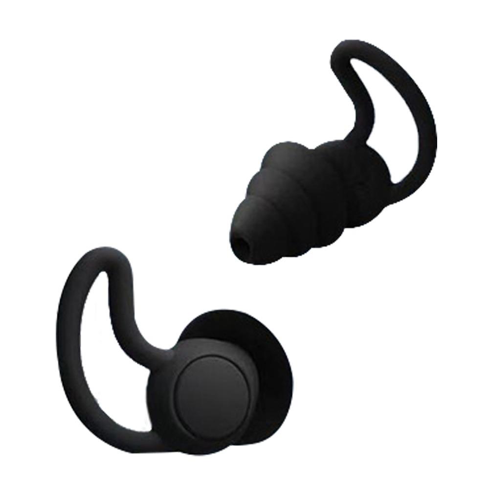 Ear Protection Noise Cancelling Earplugs Soft Silicone Soundproof Earplugs  Surfing чёрный