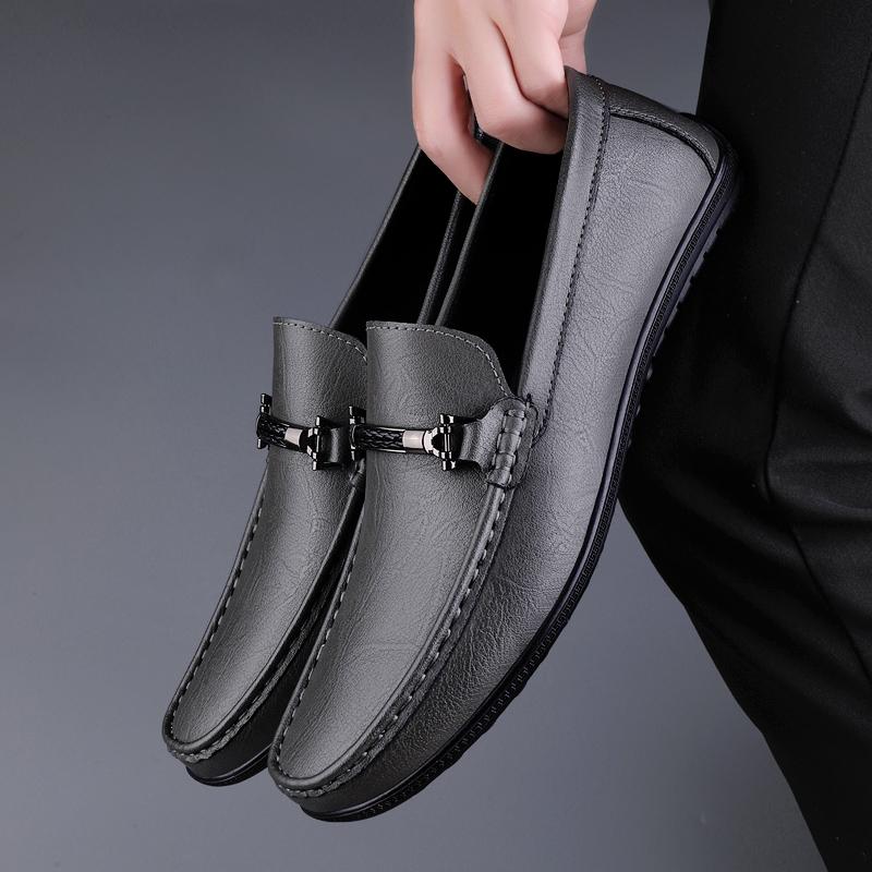 Soft Office Shoes Handmade Casual Men's Loafers New Hot Sale Male Hollow Out Driving Shoe Genuine Leather Walking Flats