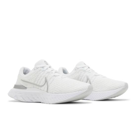 

Nike Wmns React Infinity Run Flyknit 3 White Metallic Silver DD3024-101 EU 35.5 сріблиста колірна/білий