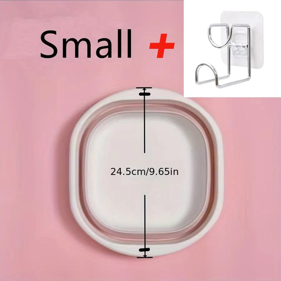 Collapsible Tub Basin Laundry Collapsible Laundry Baskets Foldable Plastic Washtub Space Saving Storage Container for Dishing