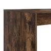 Desk with Shelf Smoked Oak 108 x 55 x 103.5 cm