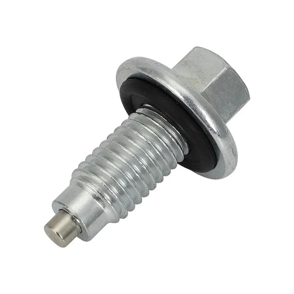 M12x1.25 M14x1.5 M12 x1.75 Stainless Steel Oil Drain Plug Bolt Magnetic Oil Drain Sump Nuts Durable Auto Engine Protection Part