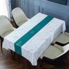 Light Luxury and High-end Home Tablecloth PVC Waterproof and Oil Resistant Rectangular Tea Table Cloth Dining Tablecloth