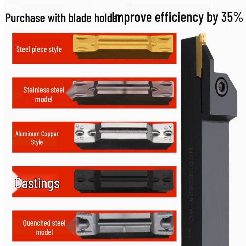 CNC External Grooving & Parting Tool Holder