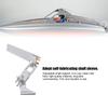 110mm Aluminum Water Absorbing Steering Rudder with 4mm Support Shaft Tail for Cat RC Jet BoatSilver