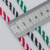 0.8cm Two-color Cotton Rope Christmas Day Decoration Diy Handmade Braided Rope Binding Dumplings Line Colorful Package Dumpling Rope Home Decoration