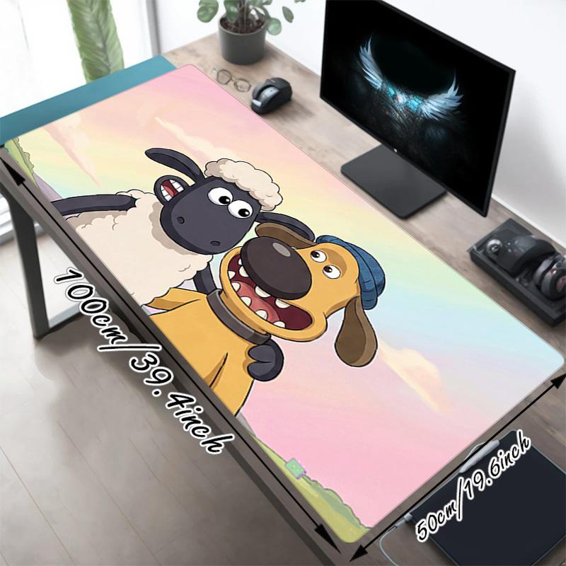 Sheep Dog Xl Gaming Mouse Pad Nonslip Rubber Base Stitched Edge Waterproof Desk Mat For Pc Laptop Gamer Office Computer Accessories C929840