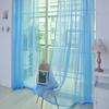 1 PCS  Color Tulle Door Window Curtain Drape Panel Sheer Scarf Valances