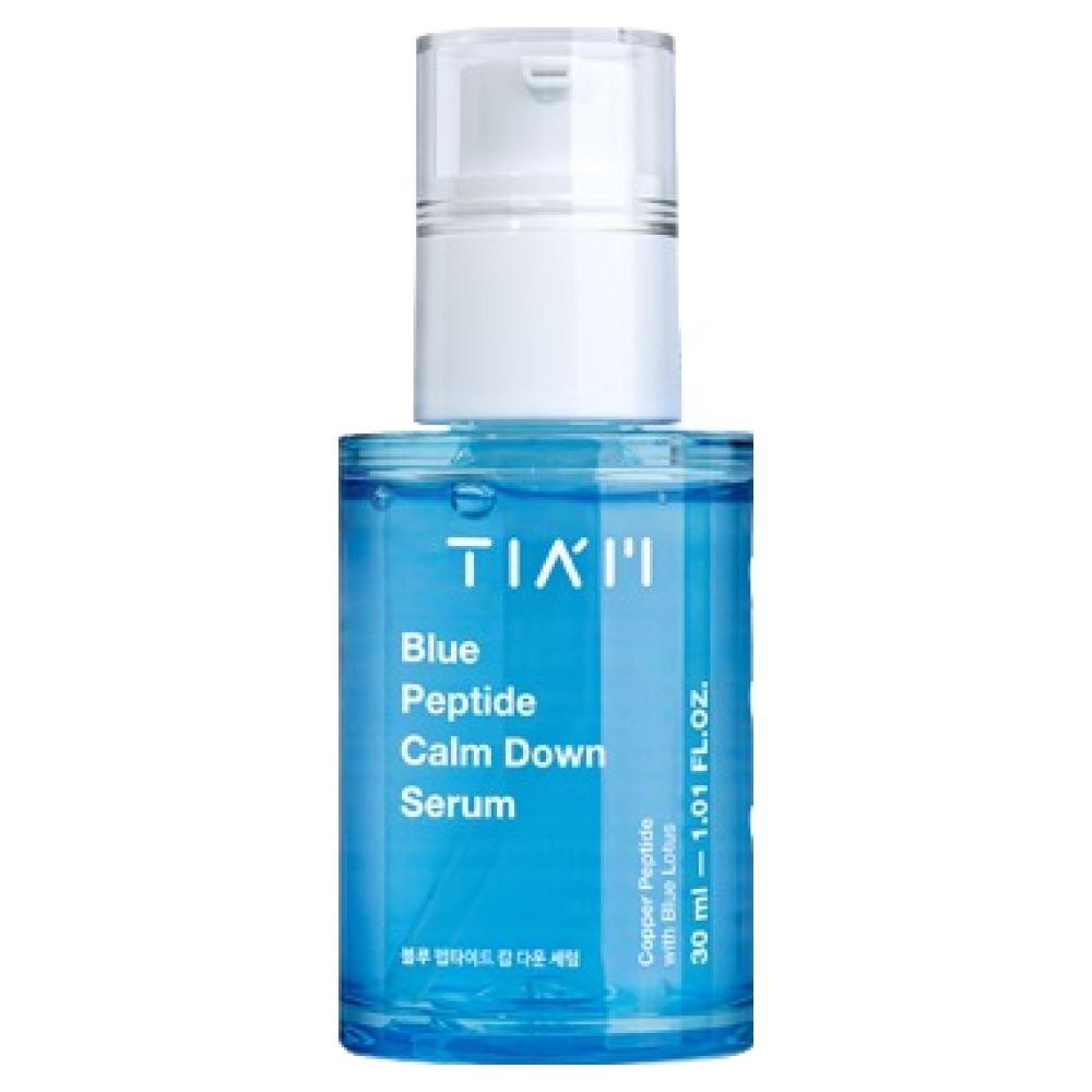 TIA M Blue Peptide Calm Down Serum - Instant Cooling & Soothing Treatment with Copper Peptide & Azulene, 30ml