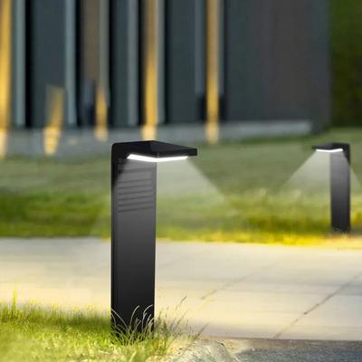 Zewnętrzne IP64 Wodoodporne LED Solarne Lampy Ogrodowe Wysoka Jasność Regulowane Sterowanie Światłem Indukcyjne ABS + PC Lampa Ogrodowa