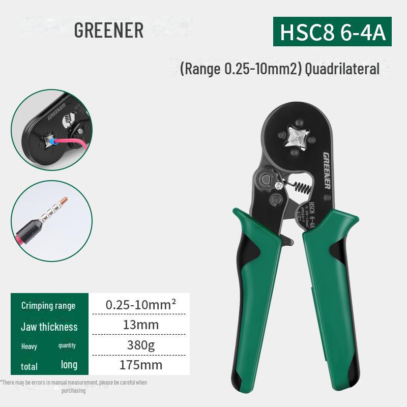 Lulin Electrician s Wire Nose Terminal Crimping Pliers - Special Tube Type Crimping Tool