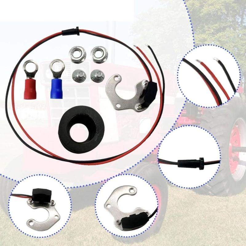Zündumrüstsatz 1442 für IHC 4-Zylinder Elektronischer Zündspulensatz Automobilzubehör Einfache Installation