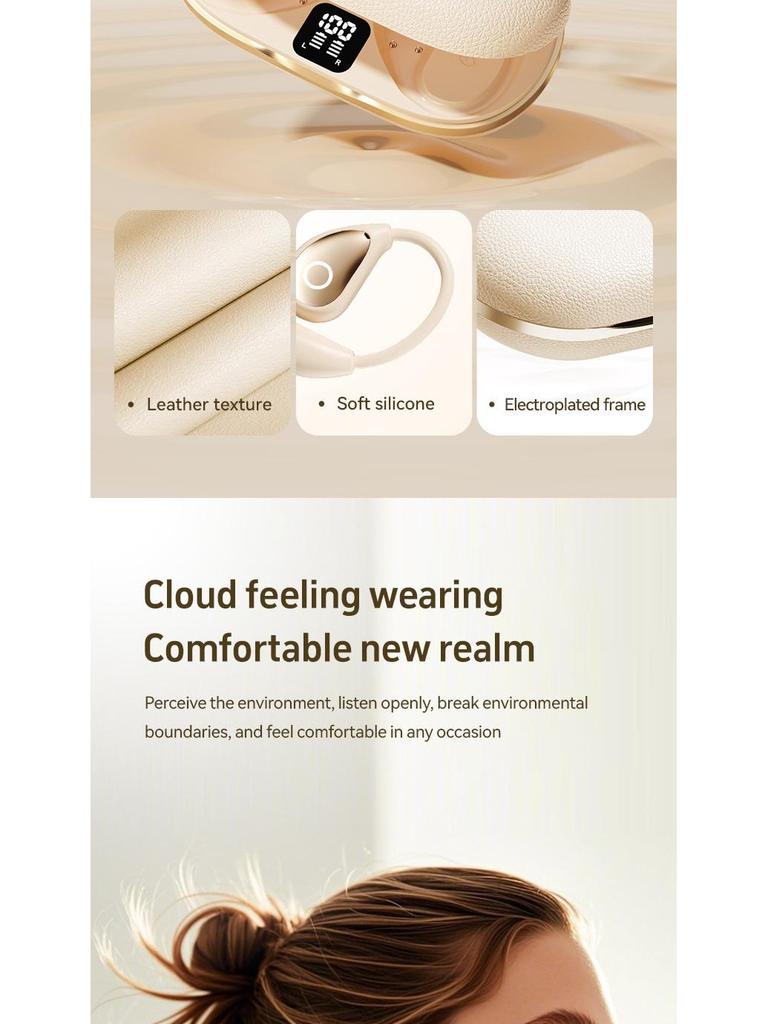 M96 Cross-border Touch Screen Wireless Earbuds: Long Battery Life, Non-In-Ear Design for Running and Sports