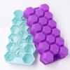Commercial 17-Grid Honeycomb Silicone Ice Cube Tray