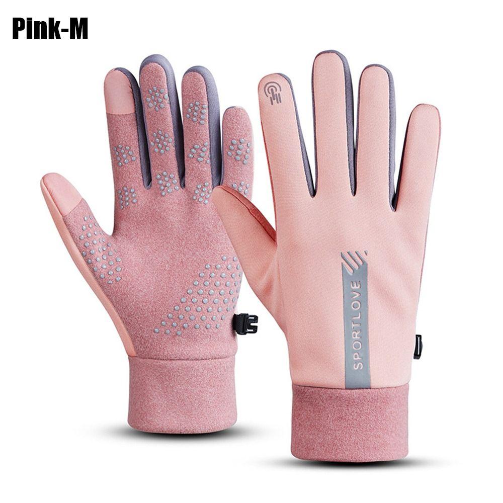 Outdoor Touch Screen Riding Cycling Cold Proof Windproof Full Finger Mittens Winter Gloves