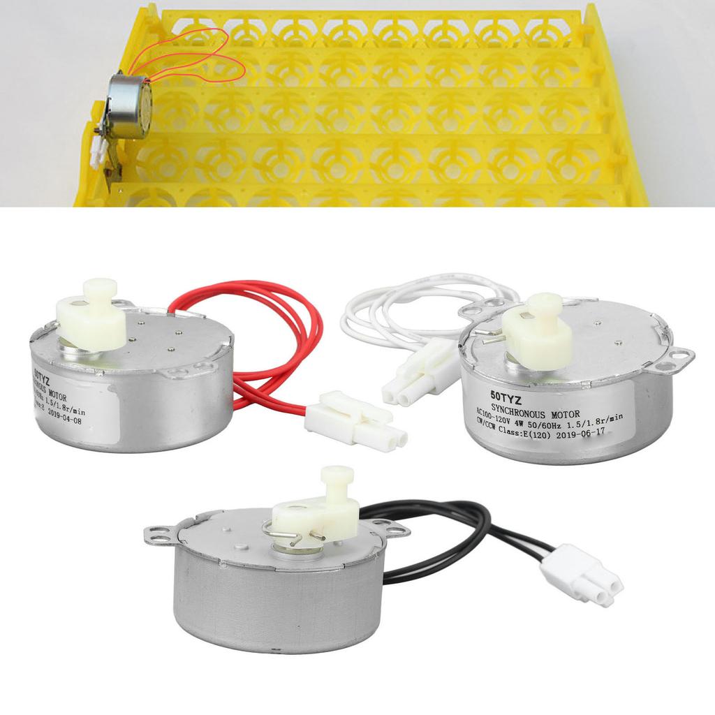 Egg Turnner Motor 4W Egg Turner Rotator Incubator Motor for Chickens Ducks Goose Birds Egg