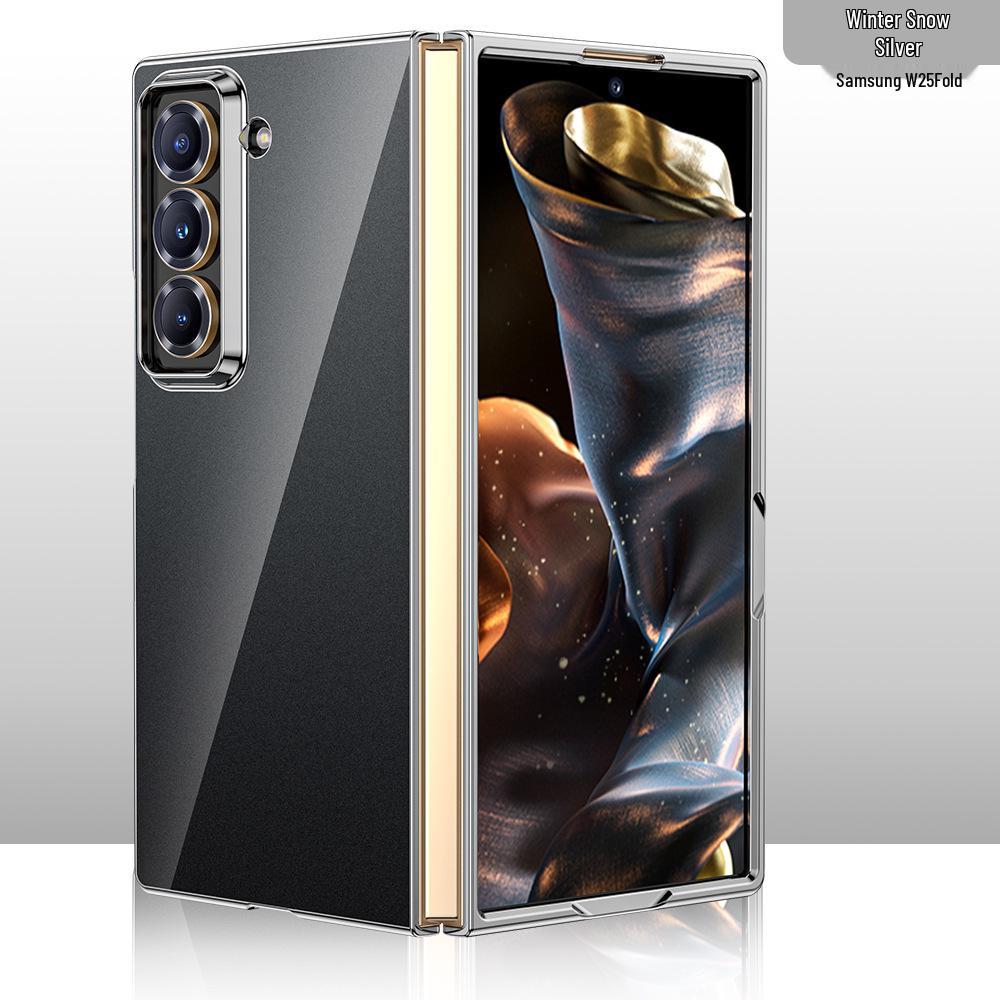 

Samsung Galaxy Z Fold Специальное издание Гальванизированный Прозрачный Защитный Чехол Galaxy Z Fold Special Edition серебряный