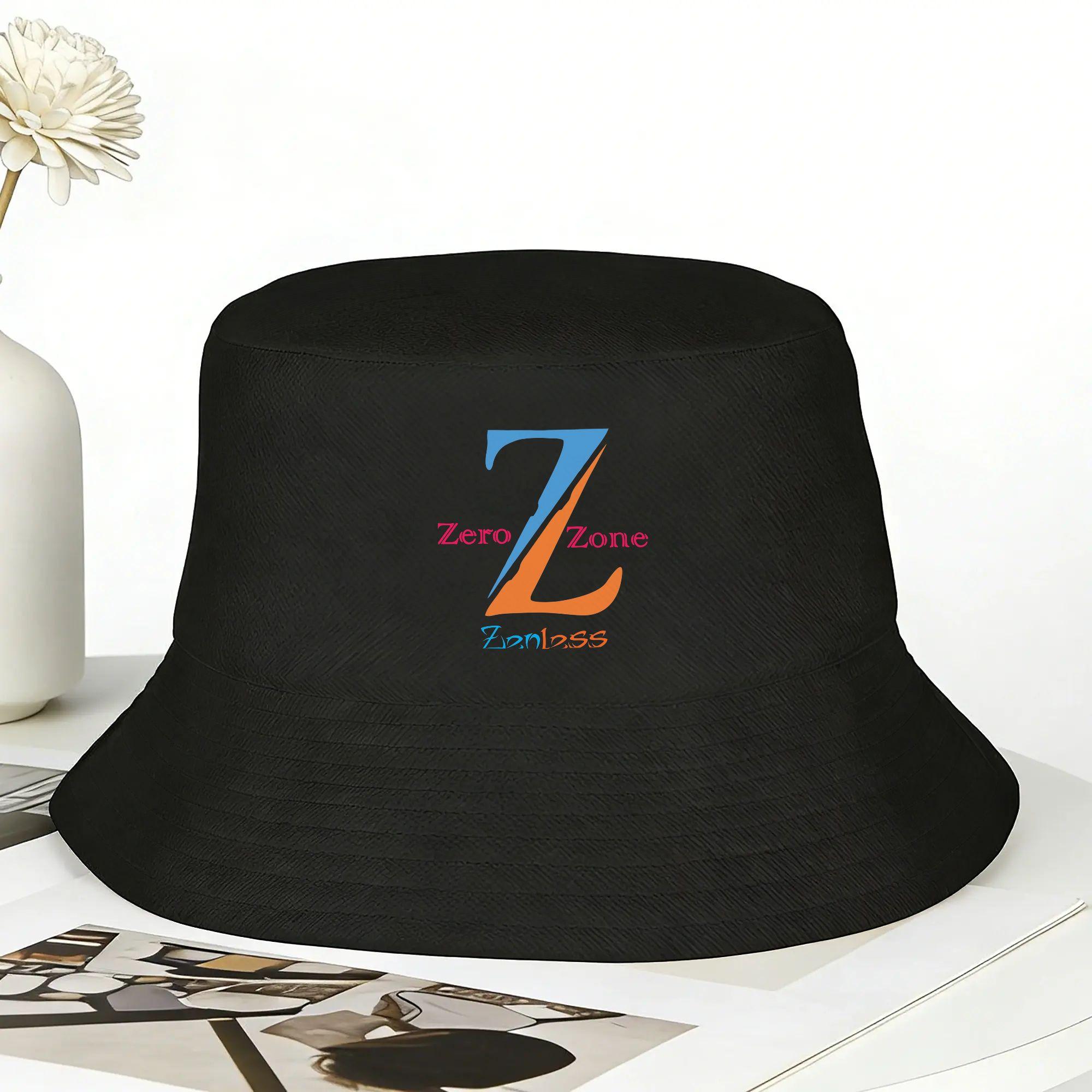 MiHoYo Game Zenless Zone Zero Bucket Hat For Women ZZZ Role Wise Belle FisherUnisex Hats Design Sun Hats One Size