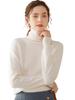 Cashmere Stack Collar Sweater: 2025 Autumn/Winter Women's Loose Slimming Korean Style Pullover Base Layer.