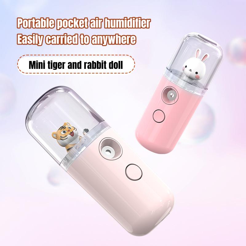Mini-Nano-Gesichtsfeuchtigkeitssprüher, Luftbefeuchter, kabellos, wiederaufladbar, tragbar, Gesichtswasserauffrischer, Parfüm-Aroma-Diffusor