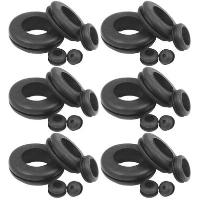 105 Pcs Wire Rubber Grommet Washers Ring Grommets Wiring Kit Plug Suite Hole Plugs for Holes Protection