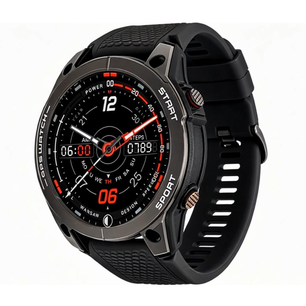 Smartwatch GPS-Uhr czarny watchmark