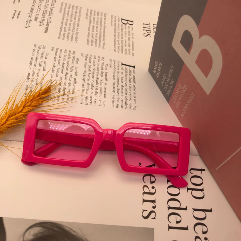 Wind Rectangular Small Square Sunglasses Men'S And Women'S Fashion Street Shooting Popular Sunglasses