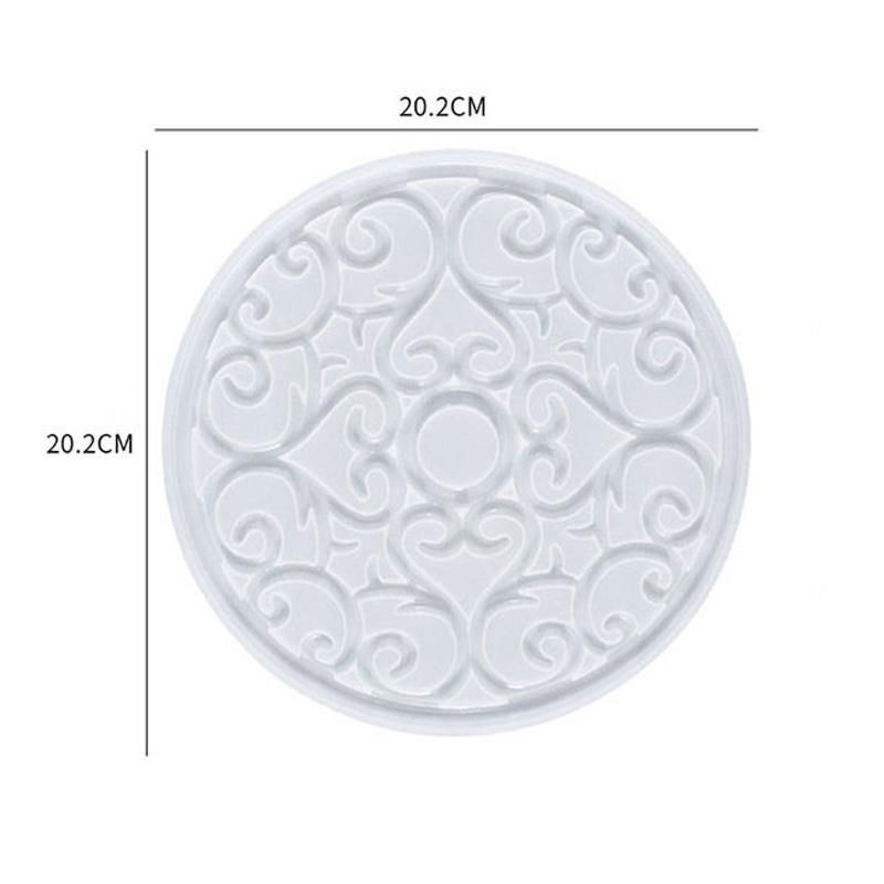 Mould DIY Crystal Resin Hollow Snowflake Heat-Resistant Coaster Mold Snowflake Hanging Ornament Christmas Series Silicone Molds