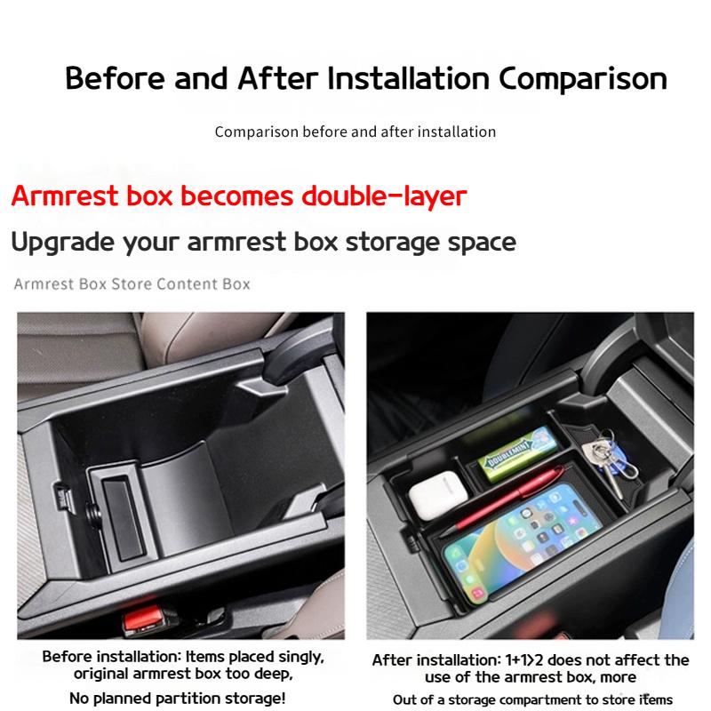 Car Armrest Box Storage Compartment Glove Box For BMW X3 G45 5 series G60 2025 Decoration Styling Modification internAccessories