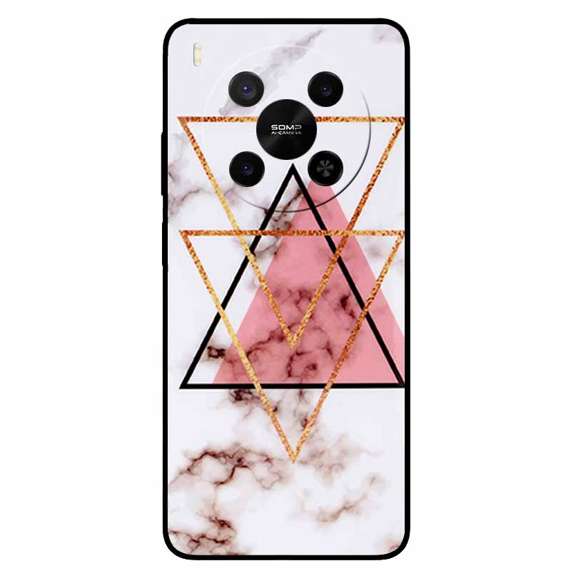 Für ZTE Blade V70 Max / Nubia V70 Max Marmor-Bemaltes Weiches TPU-Silikon-Rückseitenabdeckung Case Für Blade V70 Max Fusion Black Case V70Max