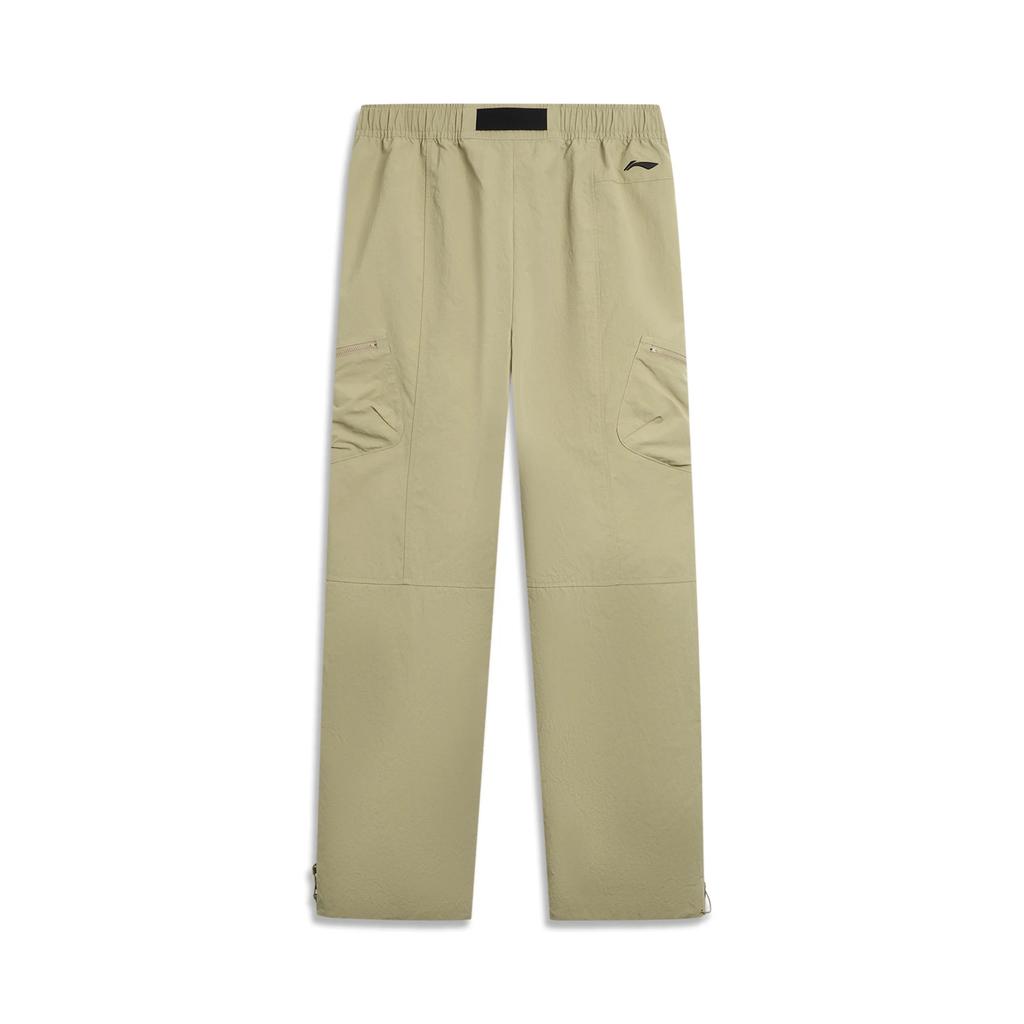 Li Ning CF Breathable Solid Color Mid Waist Versatile Straight Leg Sports Pants Men Pants AYKV593-5