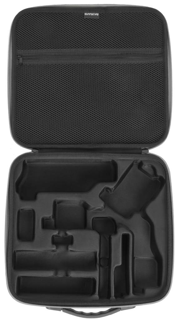 LINGHUANG Hard Carrying Case for DJI RS 5 Combo Gimbal Stabilizer EVA Shockproof Shoulder Bag Travel Storage Briefcase 32 X 30.5 8.7 Cm Black