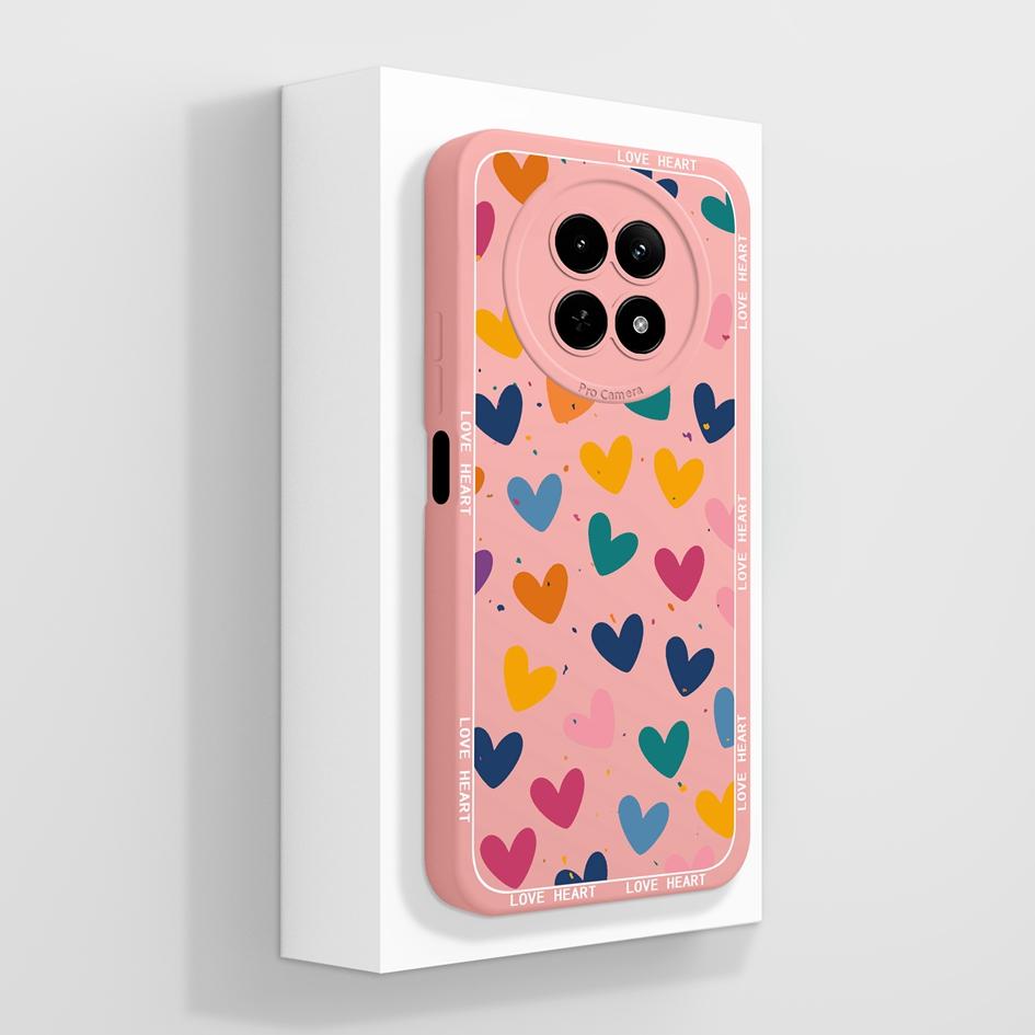 Matte Hülle für OPPO Realme 12 11 Pro Plus 12Lite 12X 11X Hülle Niedliche Mode Welpe Handy Tasche Weiches Flüssigsilikon Stoßfester Bumper für OPPO Hülle Capa