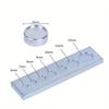 Leather Snap Fasteners Kit Metal Button Press with Hammer Installation Tools for DIY Leather Craft Project