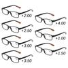 Ultra-Light Reading Glasses Flexible Eyeglasses Magnifying +1.00~+4.0 Diopter Vision Care Elders Glasses Eye Wear Accessories