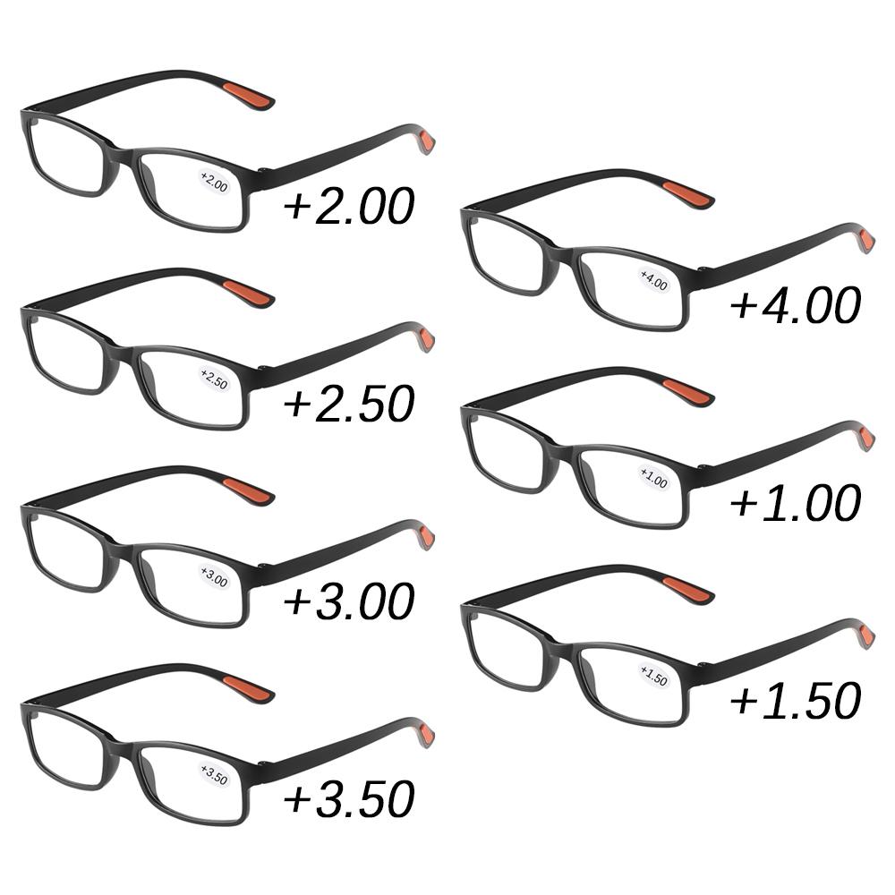 Ultra-light Reading Glasses Flexible Eyeglasses Magnifying +1.00~+4.0 Diopter Vision Care Elders Glasses Eye Wear Accessories