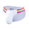 Men Erotic Clothing Sexy Men's High Slit Triangle Pants Rainbow Cotton Sports Fitness Low Waist and Hip Lifting Personalized Trendy Men's Underwear