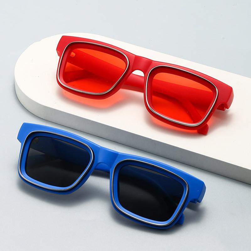 New Vintage Square Sunglasses Women Men Brand Rectangle Sun Glasses Female Oval Eyewear Oculos De Sol for Male Female Eyeglasses