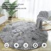 Round Carpet For Living Room Room Fluffy Thick Bed Space Carpets Plush Soft Texture Anti -Slip Circle Floor Rugs Tie Dyeing Velvet Mat