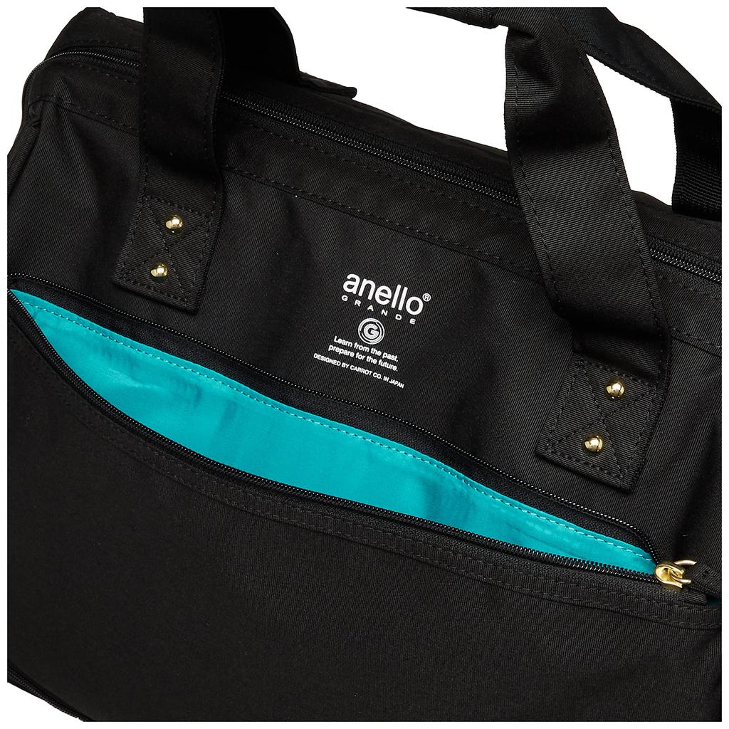 Anello GROSSE erweiterbare 2-Wege Boston Tasche, A4 Format, Leicht, Wasserabweisend, Mehrere Fächer, SPS GTC3341Z, Schwarz, Einheitsgröße