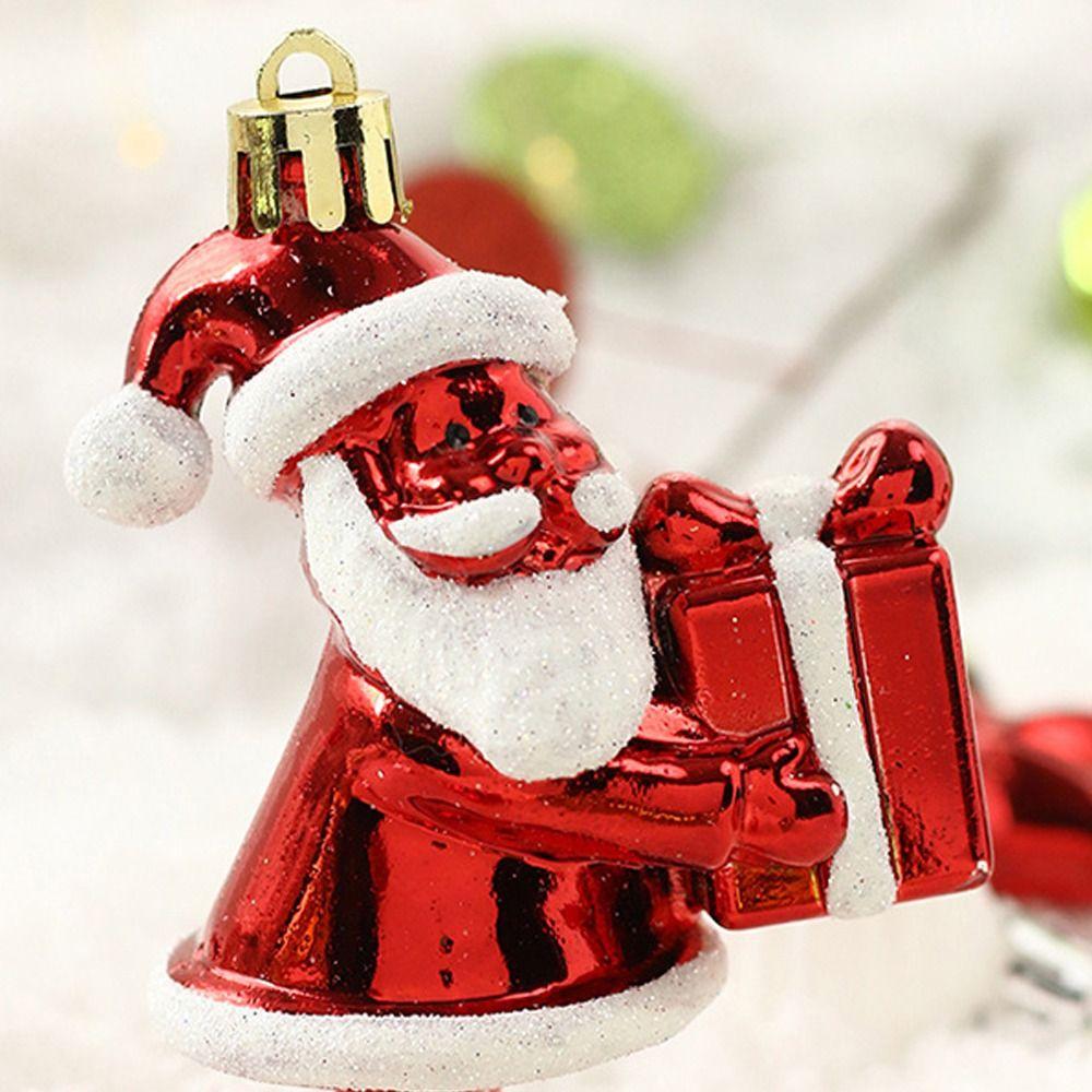 50pcs Reusable Electroplated Christmas Hanging Balls Xmas Tree Pendants Merry Christmas Decoration