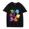 Italienisches Brainrot Meme Regenbogen T-Shirt 2025 Herren Damen Oversized 100% Baumwolle Mode Streetwear Kurzarm Sommer Unisex Oberteile