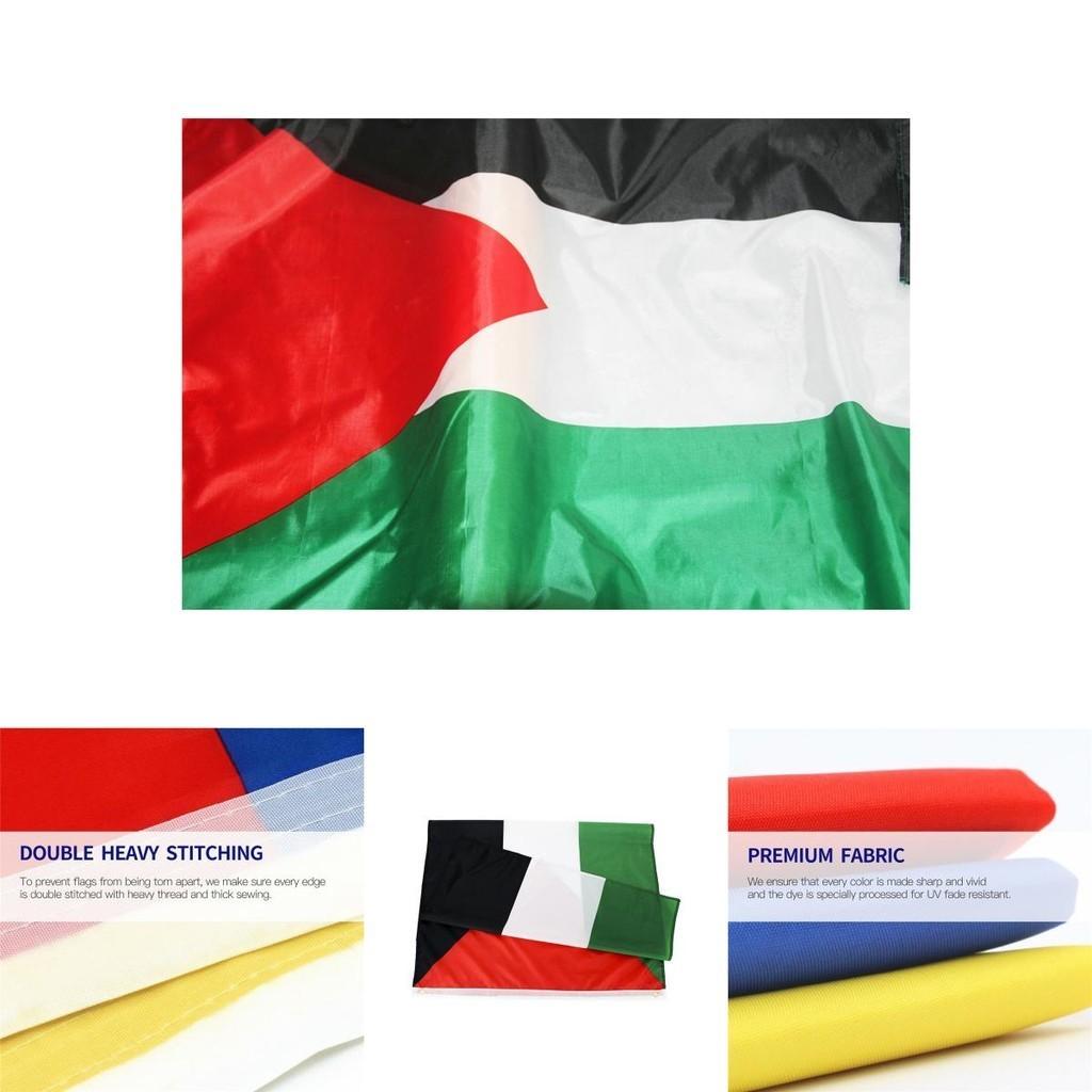 Large 5 X 3 Ft Palestine Flag Vibrant Colors Home Decor For Palestinian Supporters