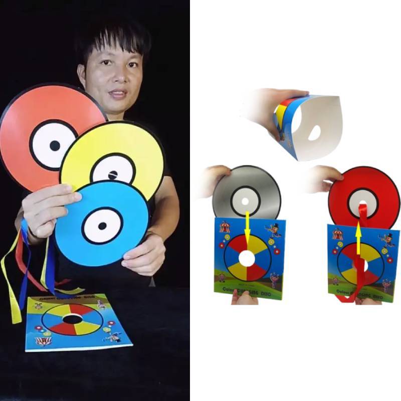 Magic Color Changing Cd Magic Prop For Closeup Stage Performances