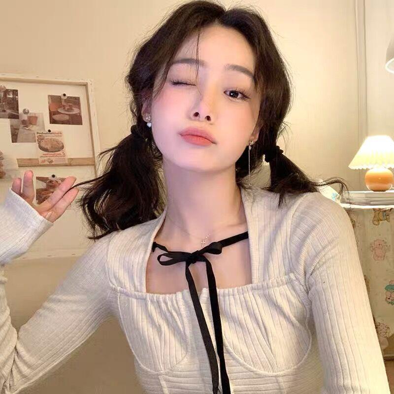 S Silver Needle Love Zircon Asymmetrical Tassel Earrings Women's Light Luxury Niche Design Sense Earrings Women's Earrings Heart Shape