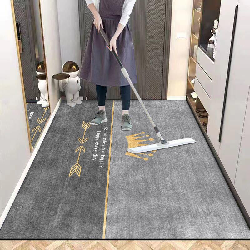 

Простой напольный коврик, устойчивый к грязи, легкий роскошный ковер для гостиной, простой в уходе, дверной коврик, противоскользящий коврик для ног 80*100CM